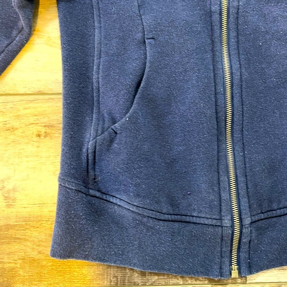 Lululemon Scuba Full-Zip Hoodie, Navy, Size 4 - Picture 4 of 11